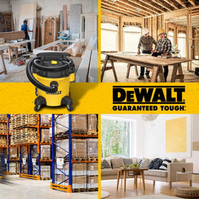 DEWALT DXV05P 7-foot hose extending reach for hard-to-reach spots.