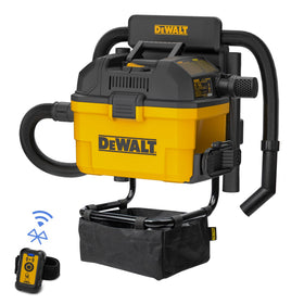 DEWALT DXV06G wall-mount design saves garage floor space.