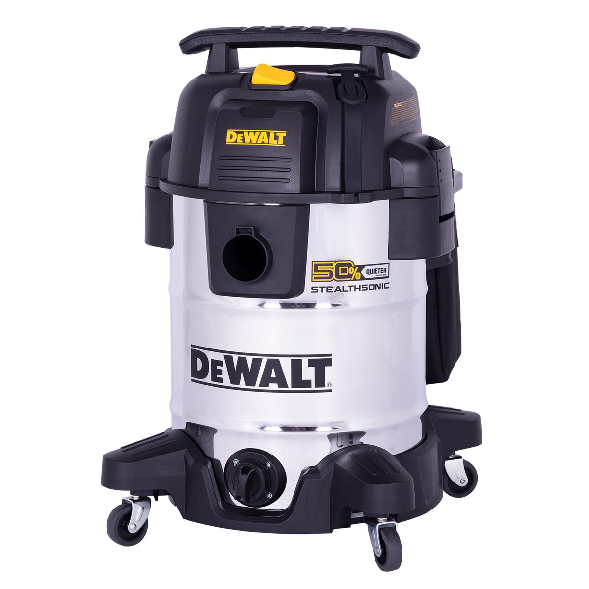 DEWALT DXV10S Stealthsonic vacuum quiet motor for reduced noise during cleaning