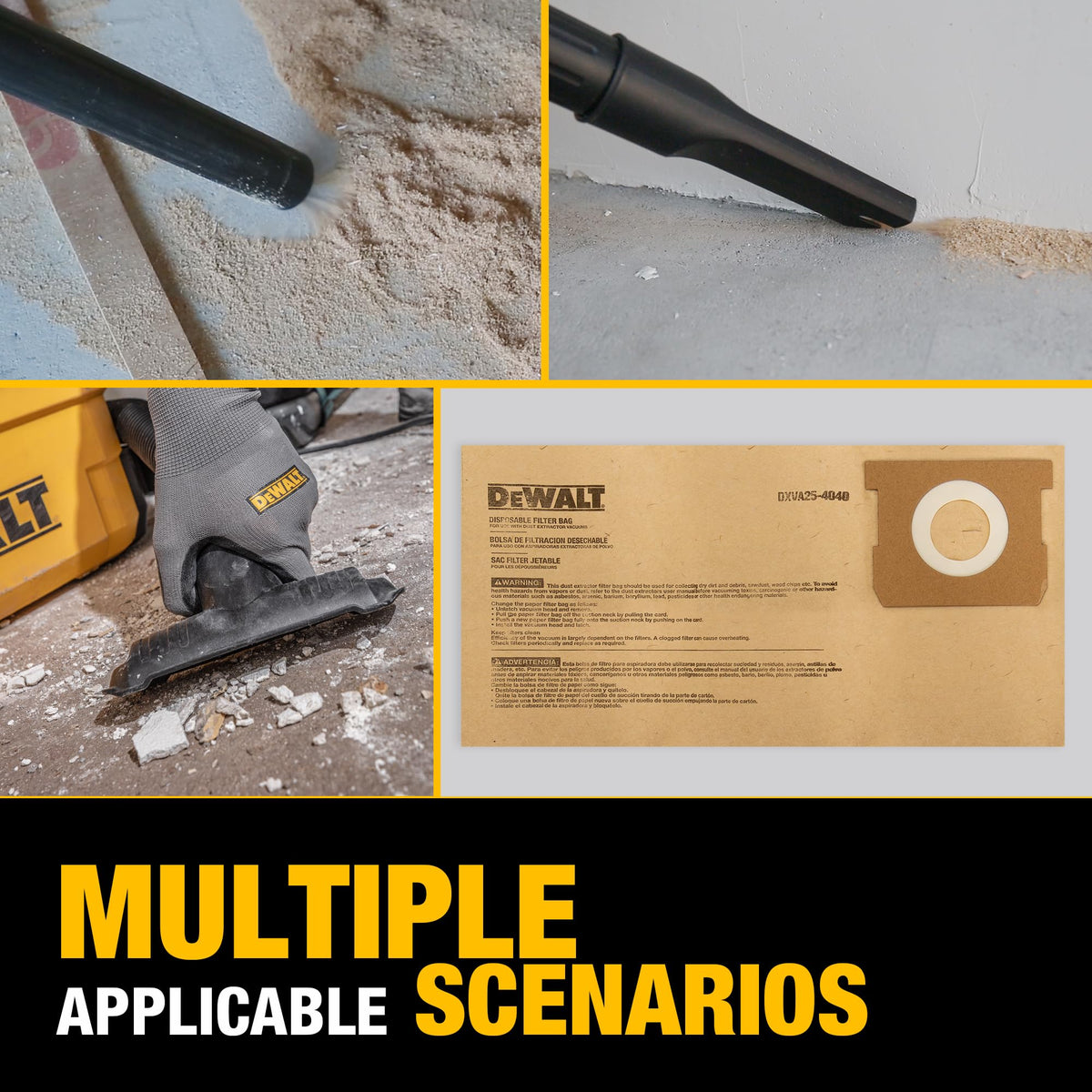Compatible with DEWALT DXV04T ensuring a secure fit image.