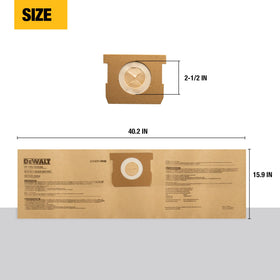 Close-up of the bag packaging showing durable materials and seals.
