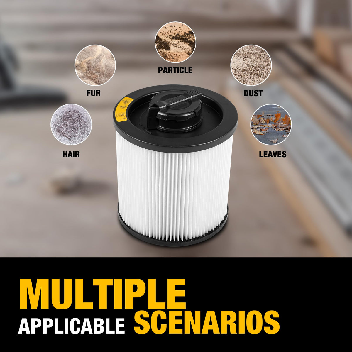 Washable and reusable filter to cut long-term replacement costs.