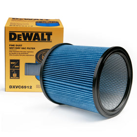 DEWALT DXVC6912 filter close-up highlighting pleated design for high-efficiency filtration