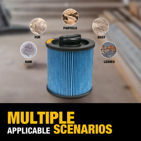 DEWALT DXVC6912 washable filter ready for reuse after rinse
