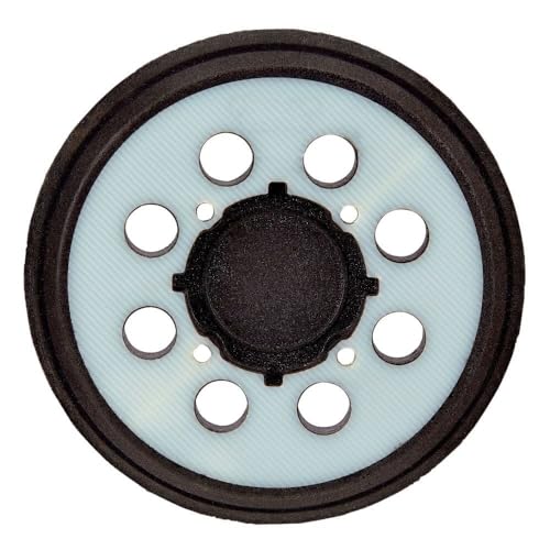 Durable woven retention material provides reliable grip while sanding.