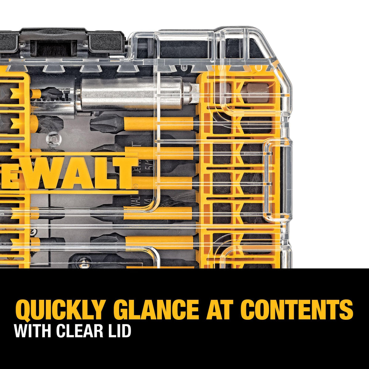 DEWALT extended FlexTorq Zone boosts torque delivery.
