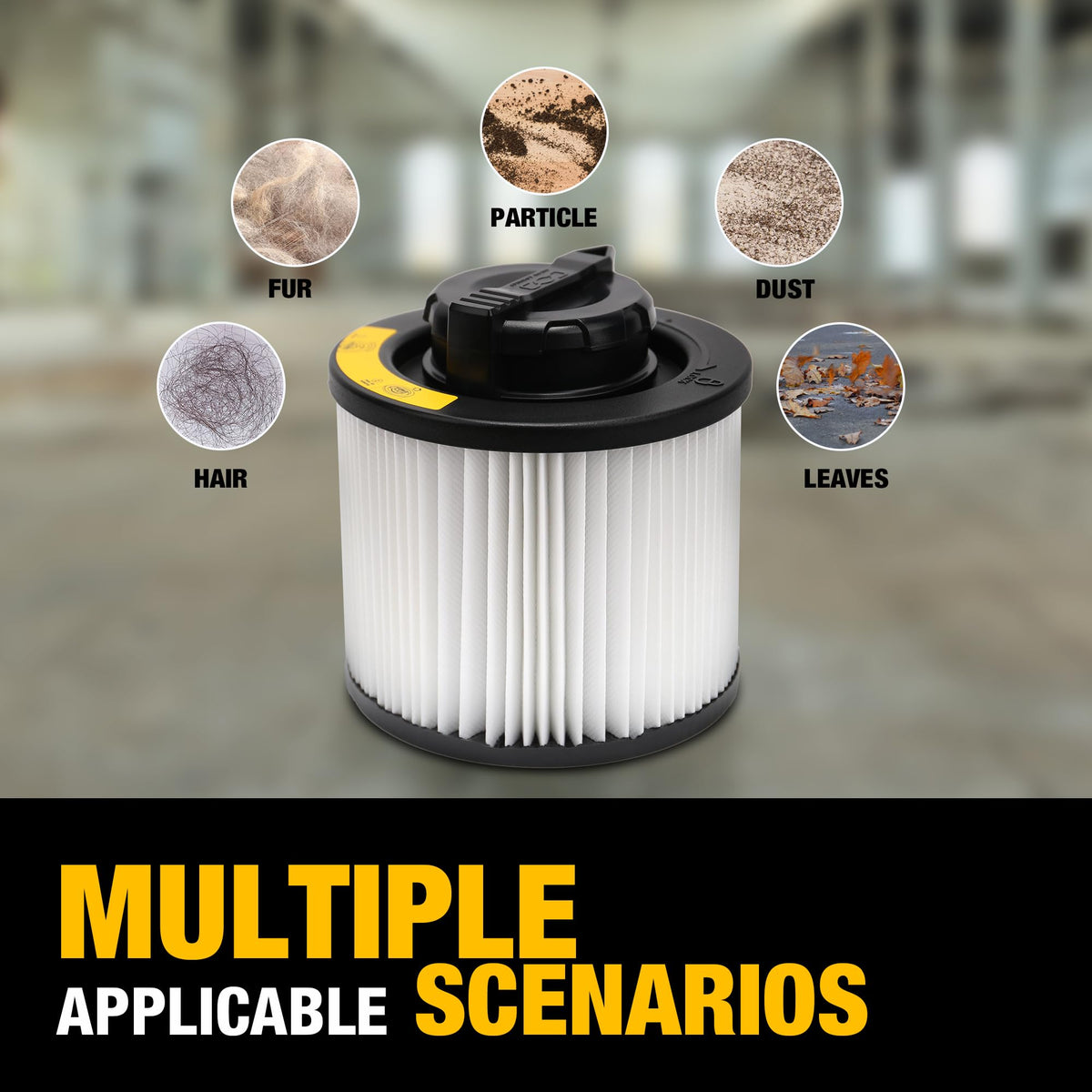 DXV04T-DXV05P compatibility with the DEWALT DXVC4001 filter
