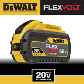 DEWALT FLEXVOLT 12.0Ah compatibility across 20V/60V/120V tools