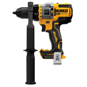 DEWALT FLEXVOLT spotlight mode demonstrating extended illumination on site