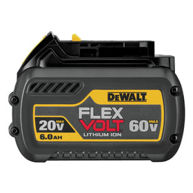 DEWALT DCB606 in-tool usage illustrates seamless power with 20V/60V tools.