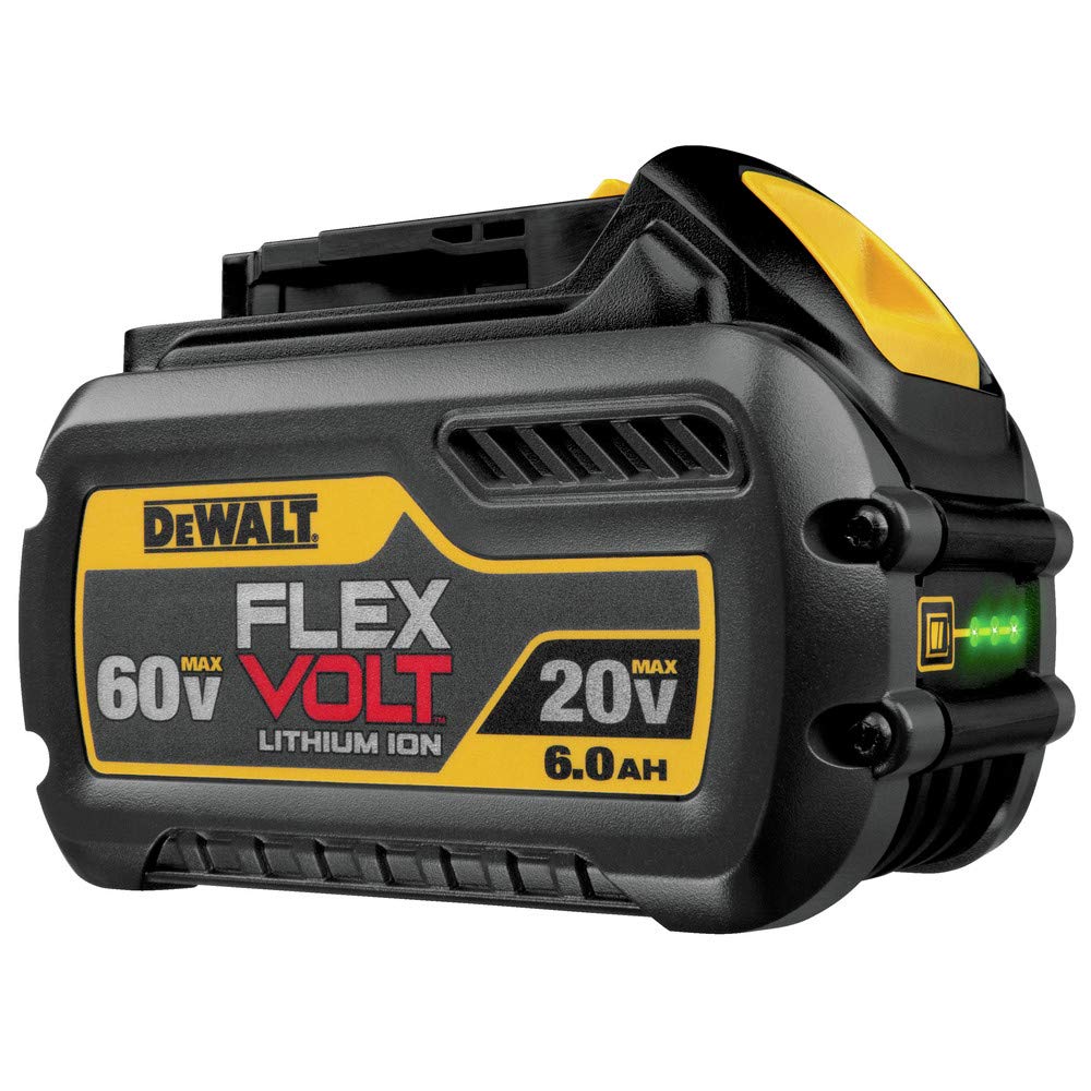 DEWALT DCB606 delivers extended runtime compared to older packs.