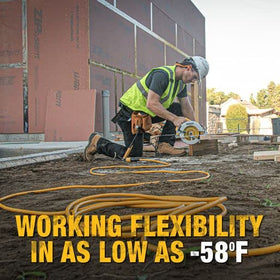DEWALT green LED shows ground continuity in the cord