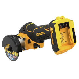 DEWALT AirLock connection allows easy attachment to compatible dust extractors