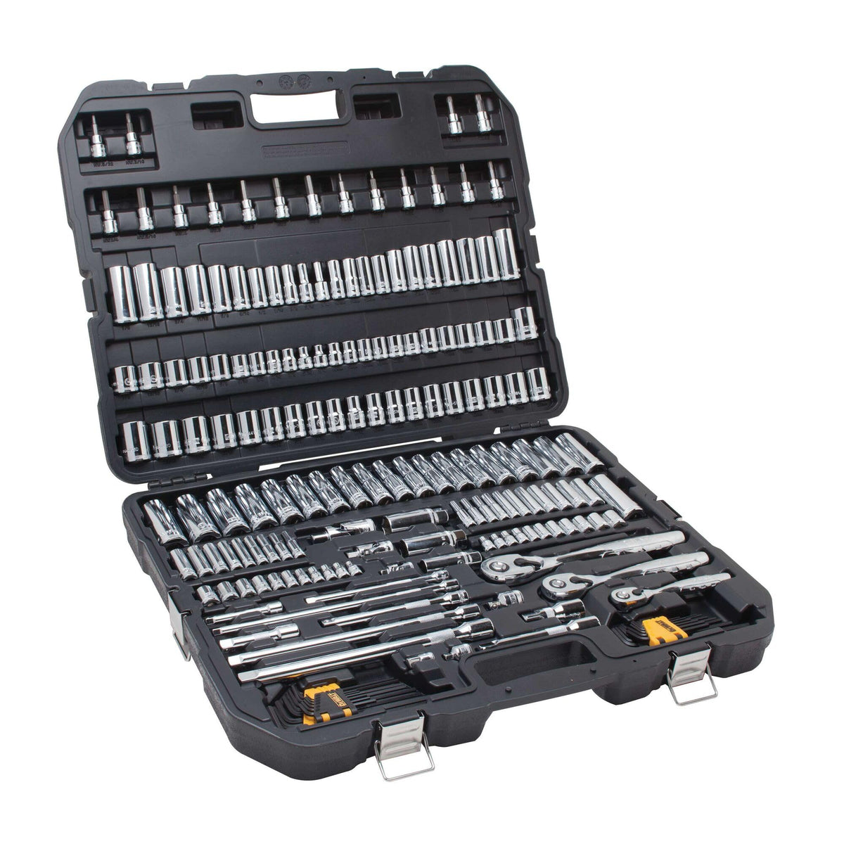 Hard-case keeps everything organized and protected on job sites.