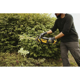 Hedge sweep compatibility helps keep clippings tidy