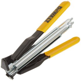 DEWALT hog ring pliers kit with case-hardened steel for lasting durability.