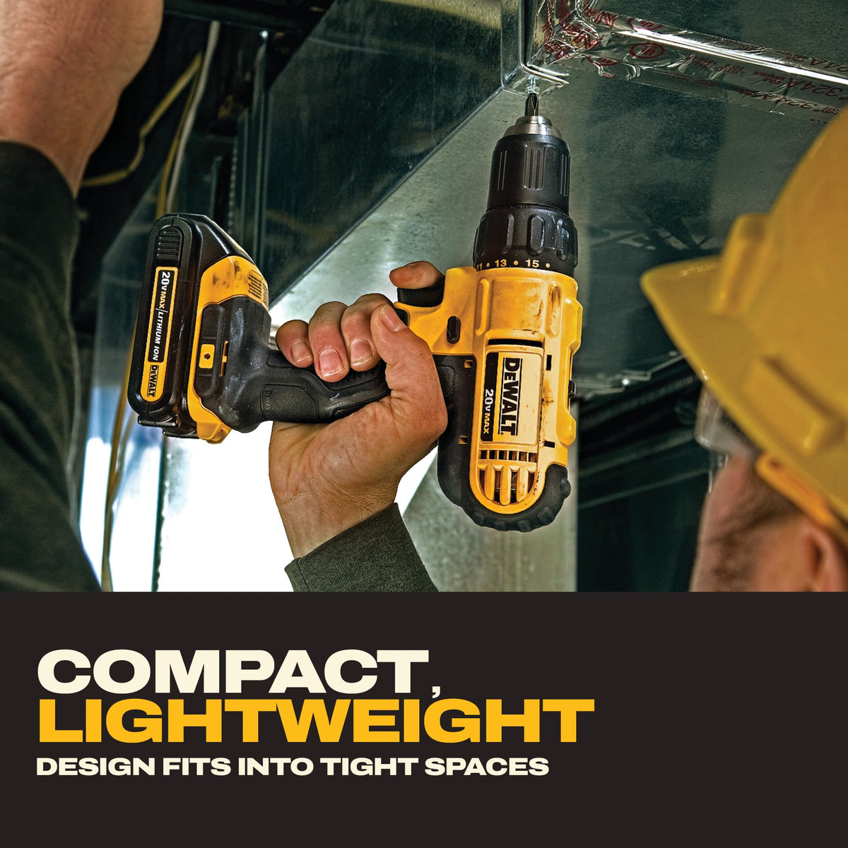 DEWALT lightweight impact driver offers easy one-handed operation