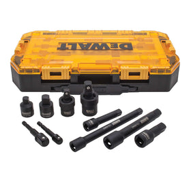DEWALT impact sockets with metric 3/8 and 1/2 drive and laser markings for quick sizing