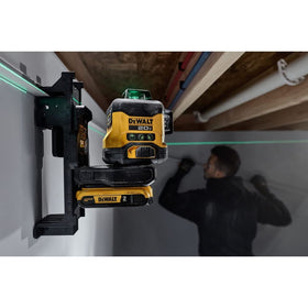 DEWALT IP54-protected laser level ready for dusty, wet-job sites