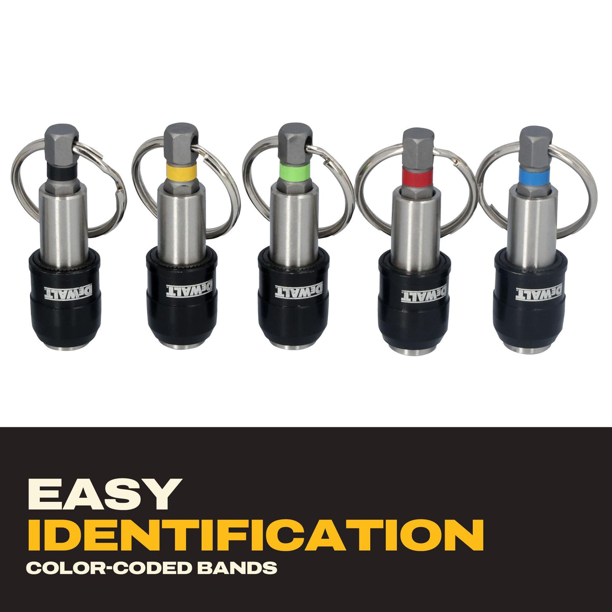 Quick bit ejection lets you swap bits and get back to work.