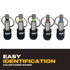 Quick bit ejection lets you swap bits and get back to work.