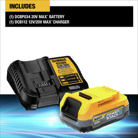 DEWALT kit packaging and included accessories shown for ready-to-use setup.