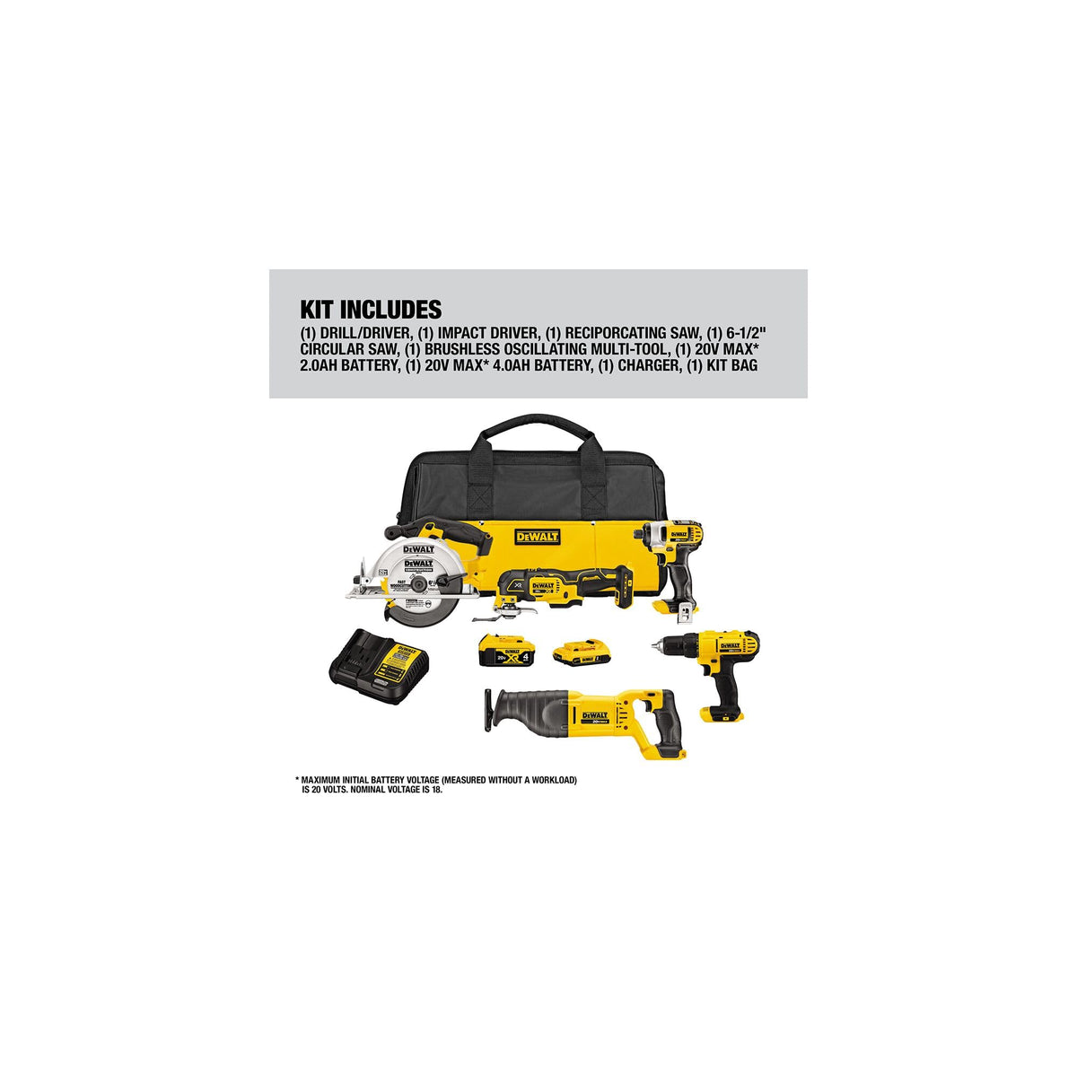DEWALT reciprocating-saw 20V: versatile cut through wood and metal with ease.