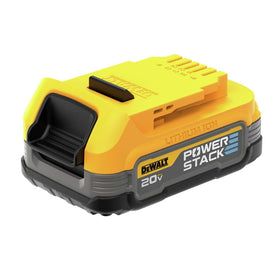 DEWALT LED state-of-charge indicator close-up helps plan job breaks.
