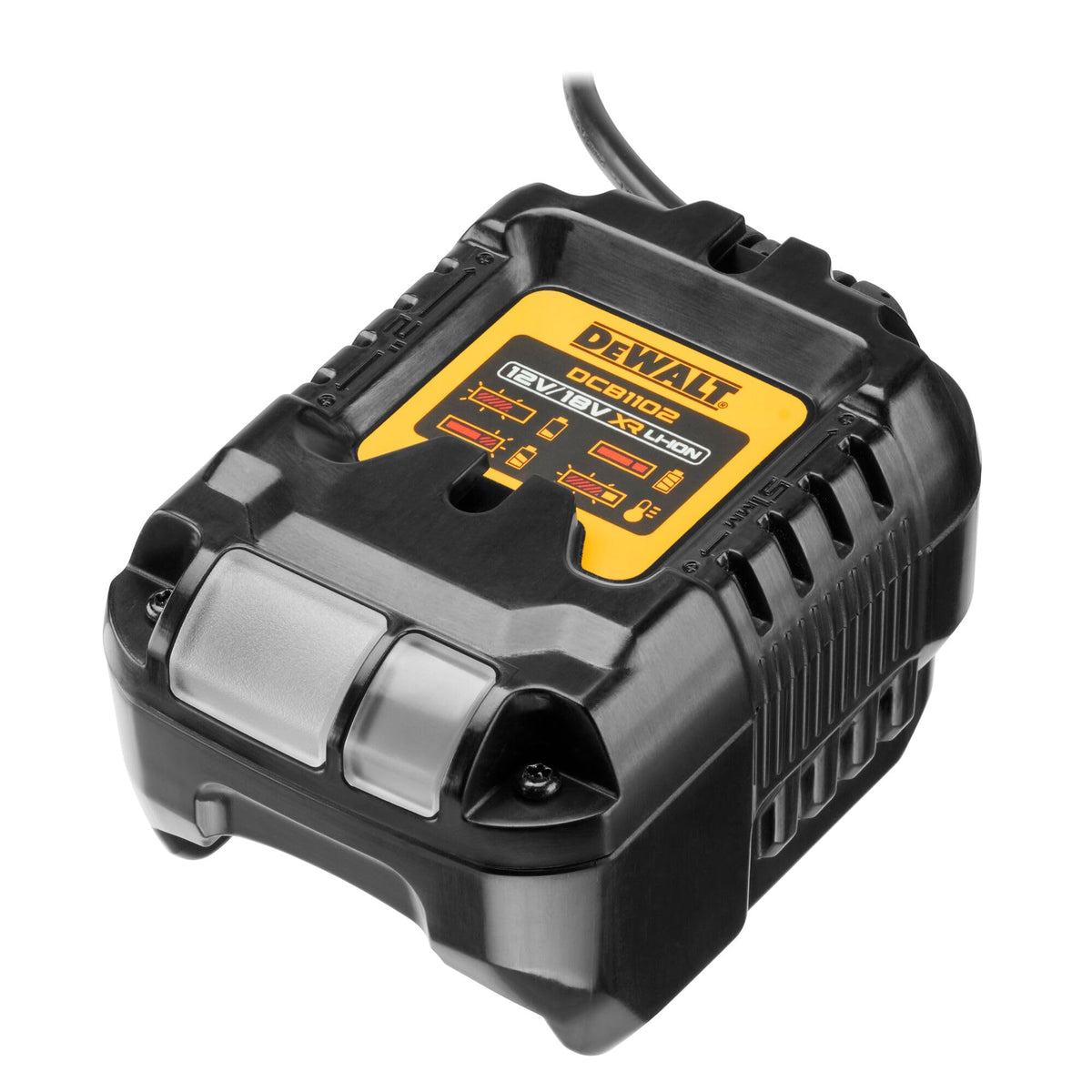 DEWALT LED trigger light improves visibility in dark workspaces