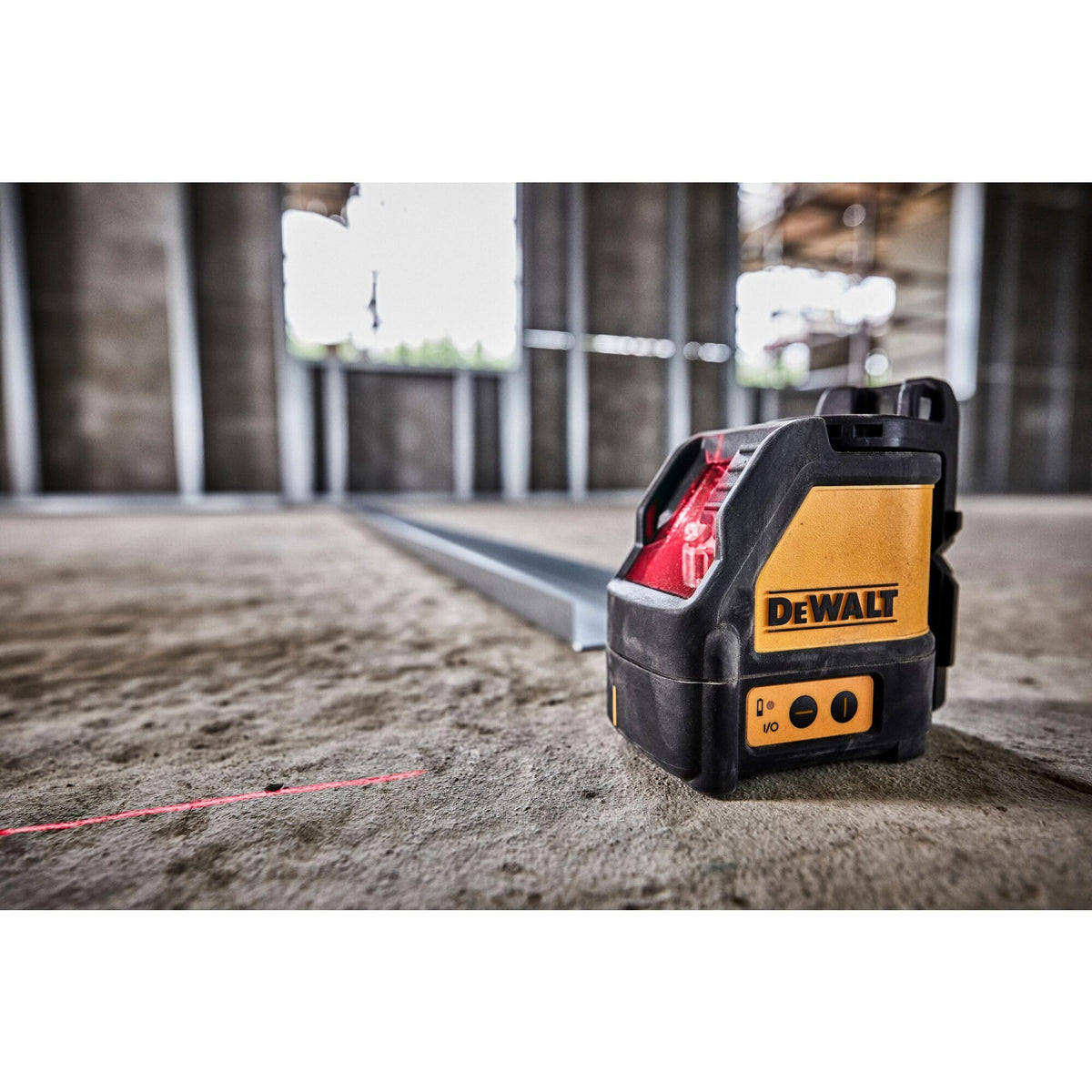 DEWALT accuracy about 1/8 inch at 30 ft for precise lines