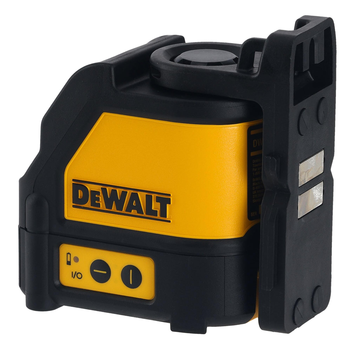 DEWALT red beam class 2 laser provides bright, safe line visibility