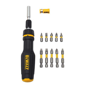 DEWALT MAX FIT TR Multi-BIT SD close-up of bit tips variety for versatile projects