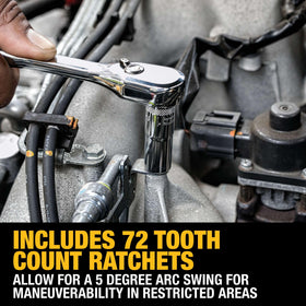 DEWALT combination wrenches and hex keys for versatile tasks
