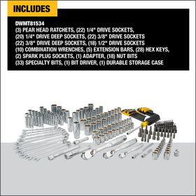 DEWALT DWMT81534 anti-slip driver handle enhances comfort during long jobs.