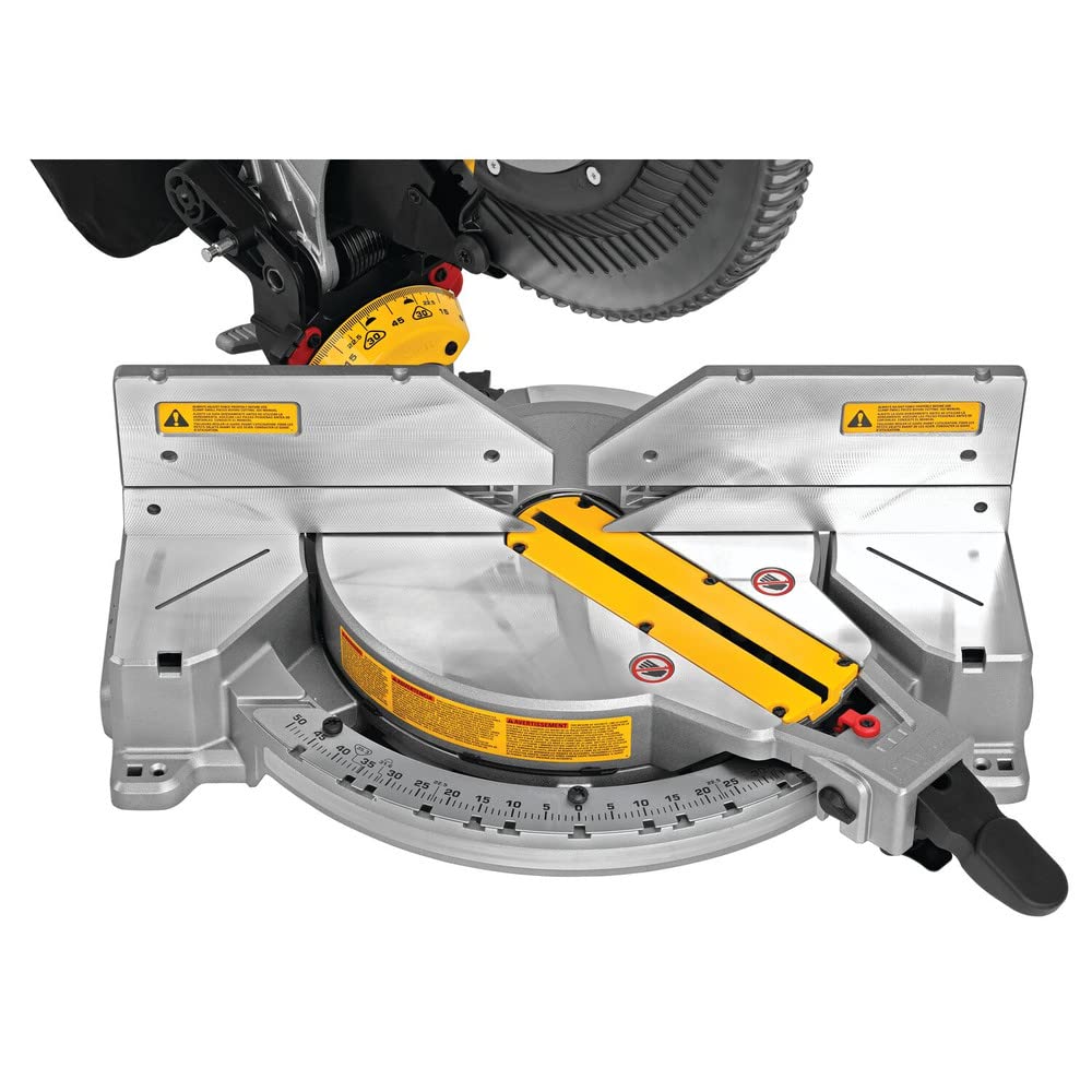 DEWALT miter saw lightweight design with carry handle for easy transport