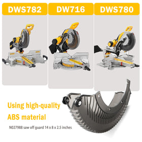 DeWalt DWS782 guard replacement, easy install minimizes downtime.