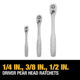 One-quarter drive sockets with DirectTorque in action for better grip.