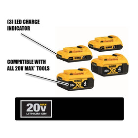 DEWALT pack image featuring both compact and XR batteries for versatility