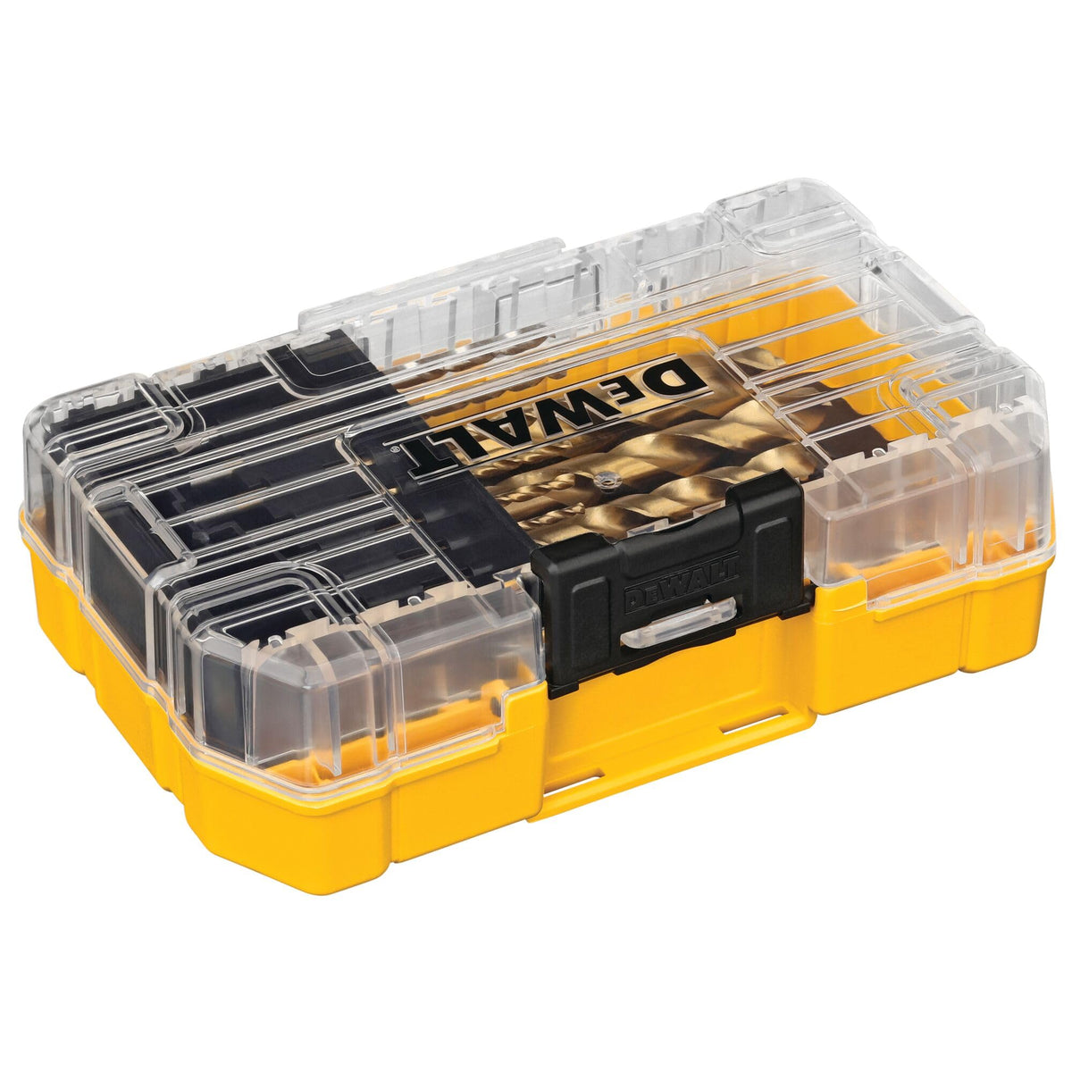 DEWALT patented web taper increases rigidity and reduces breakage risk.