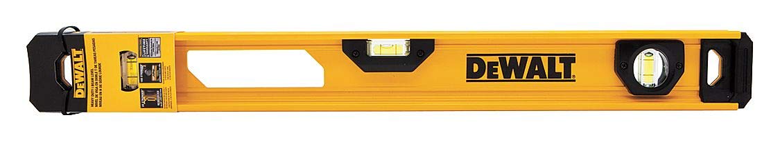 DEWALT premium I-Beam 24-inch level for precise layouts and durable performance.