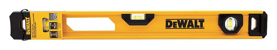 DEWALT premium I-Beam 24-inch level for precise layouts and durable performance.