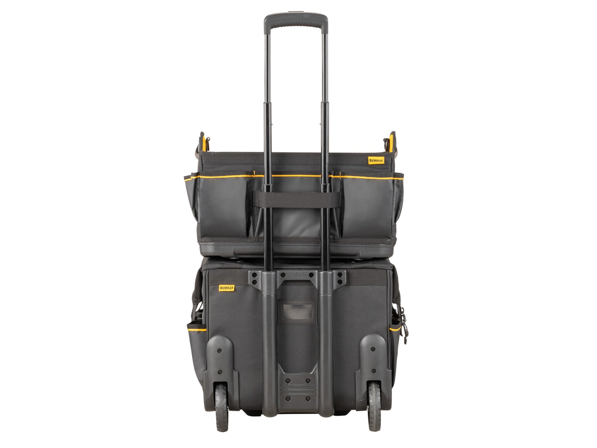 DEWALT pro tote hi-vis inside aids quick tool location