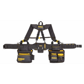 DEWALT Professional Tool Belt Organizer front view with 25 pockets for quick access.