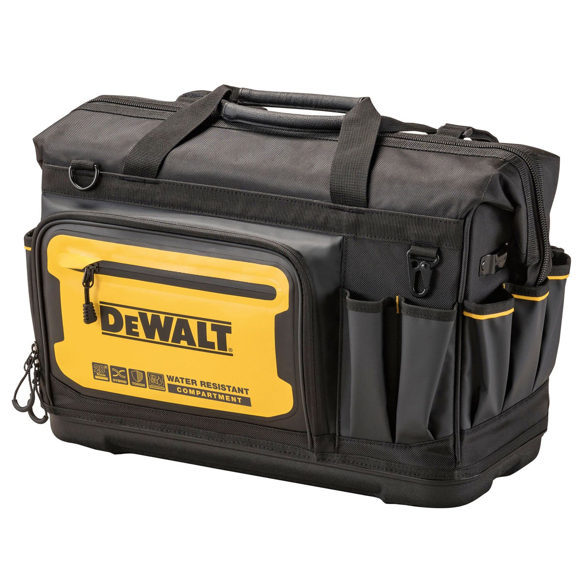 DEWALT quick-close zipper glove-friendly access to tools