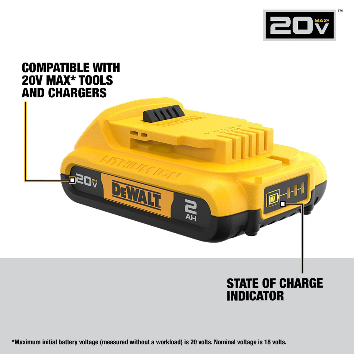 DEWALT quick-release hex chuck enables fast bit changes