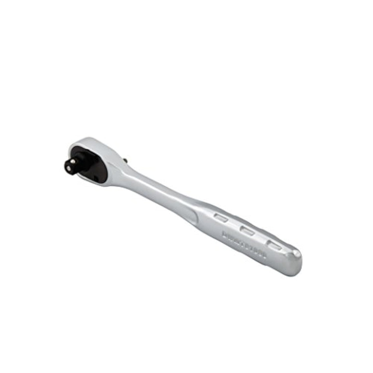 DEWALT ratchet quick-release button enables fast, secure socket changes.