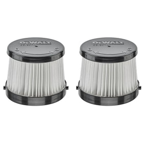 DEWALT replacement HEPA filter for DCV5011H pack with dual filters for high efficiency