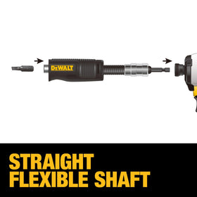 DEWALT rare-earth magnet holds fasteners for one-handed operation