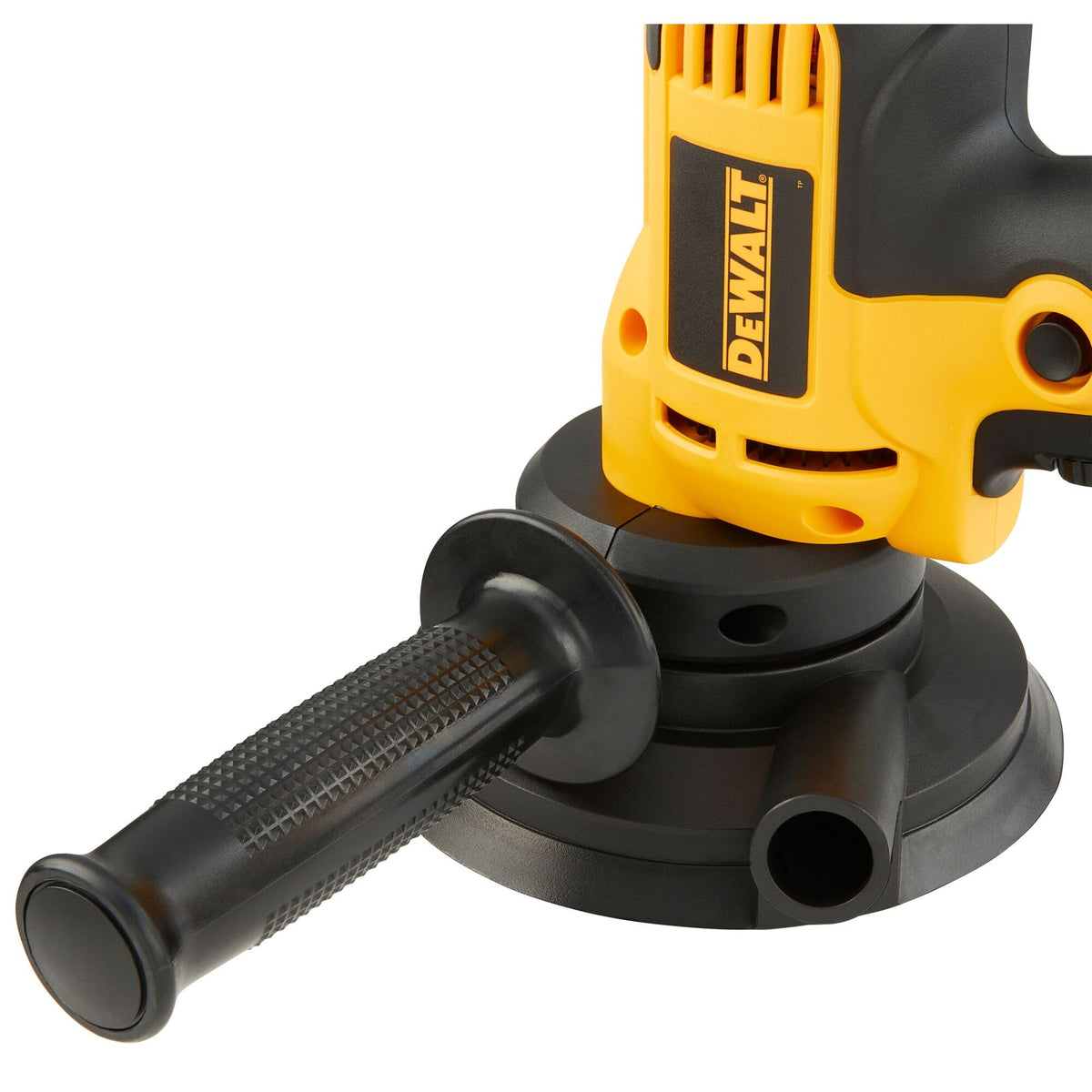 DEWALT variable speed control 0-3700 OPM enables versatile finish work.
