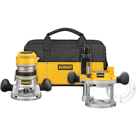 DEWALT DW618PKB fixed-base assembly offers precise depth control for clean edges.